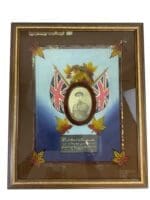 WW1 Canadian CEF 114th Battalion Brockville Framed Memorial Picture Frame 23 X 19 Pte R Drinkwater