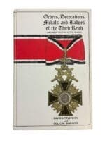 WW2 German Orders and Decorations Medals and Badges of the Third Reich New Hardcover Reference Book