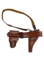 Royal Canadian Mounted Police RCMP Sam Browne with Holster and Handcuff Case