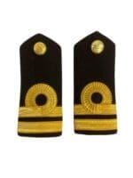 Canadian Forces RCN Navy Lieutenant Officers Shoulder Boards Pair