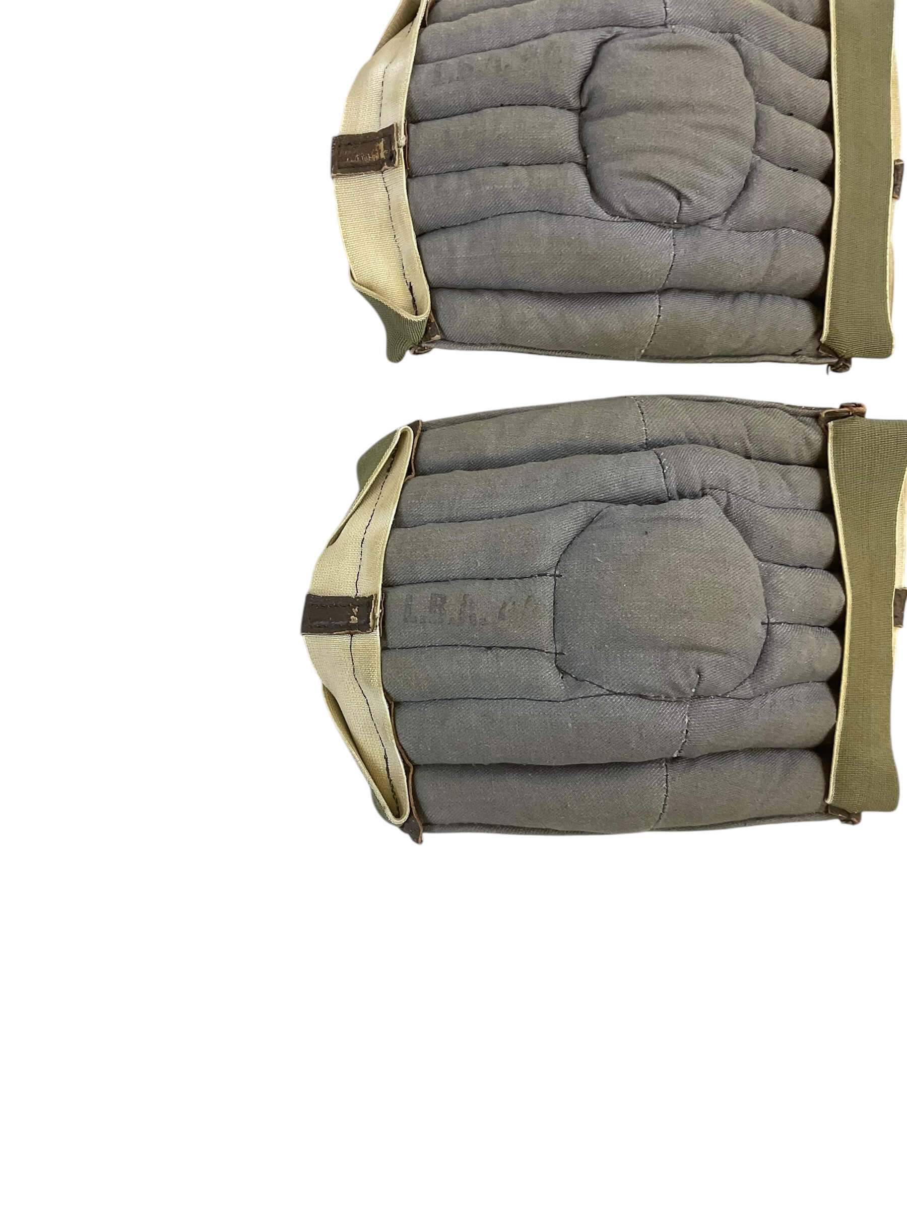 WW2 German Luftwaffe Elbow Pads LBA 44 Marked Fallschirmjaeger Pilot WW2 German Luftwaffe Elbow Pads LBA 44 Marked Fallschirmjaeger Pilot