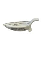 S. Maw and Son and Thompson London Porcelain Graduated Medicine Spoon S. Maw and Son and Thompson London Porcelain Graduated Medicine Spoon
