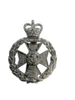 British Royal Green Jackets Staybright Cap Badge