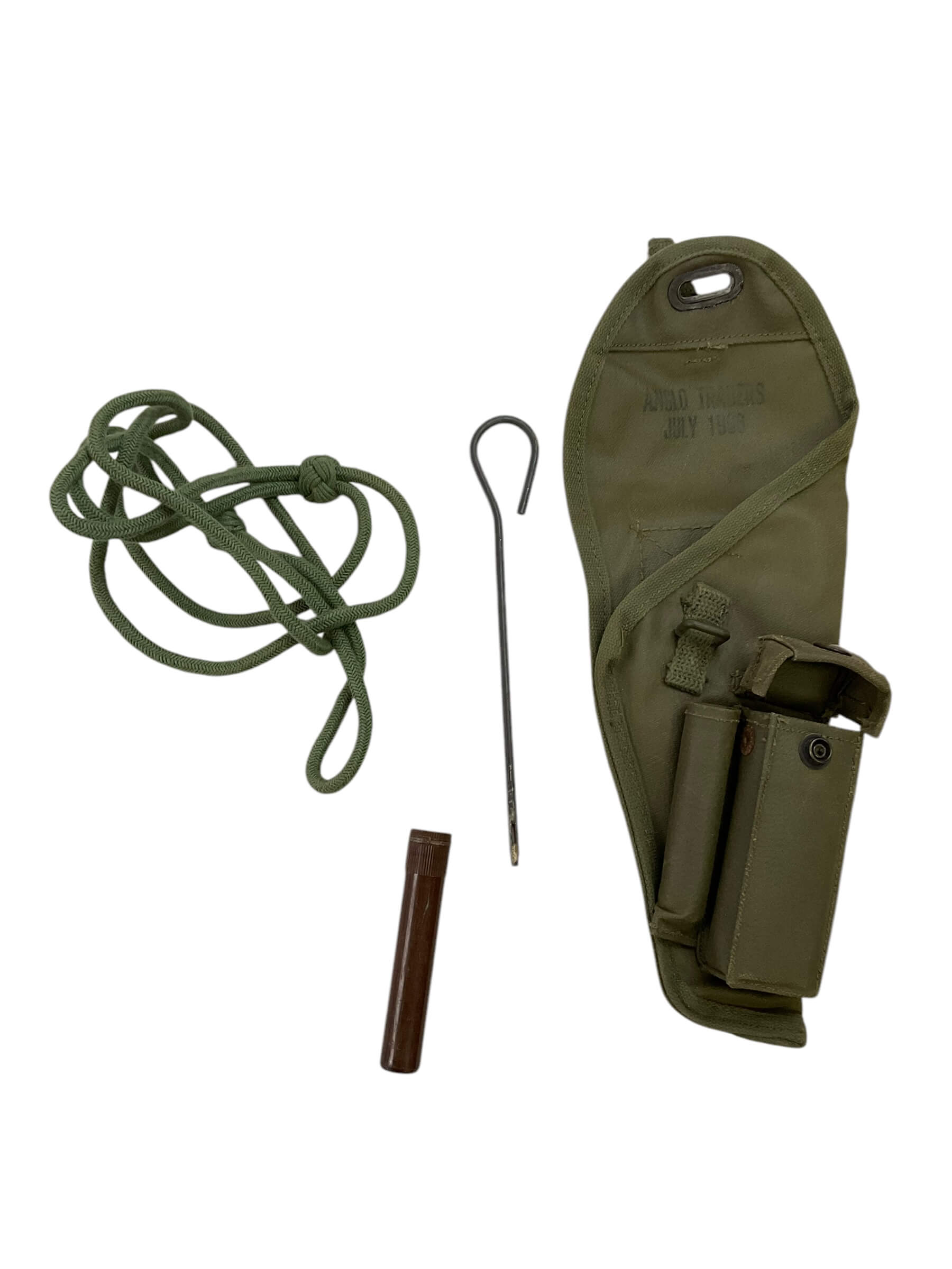 Canadian Forces Hi-Power 64 Pattern Holster with Lanyard, Cleaning Rod and Oiler MINT Canadian Forces Hi-Power 64 Pattern Holster with Lanyard, Cleaning Rod and Oiler MINT