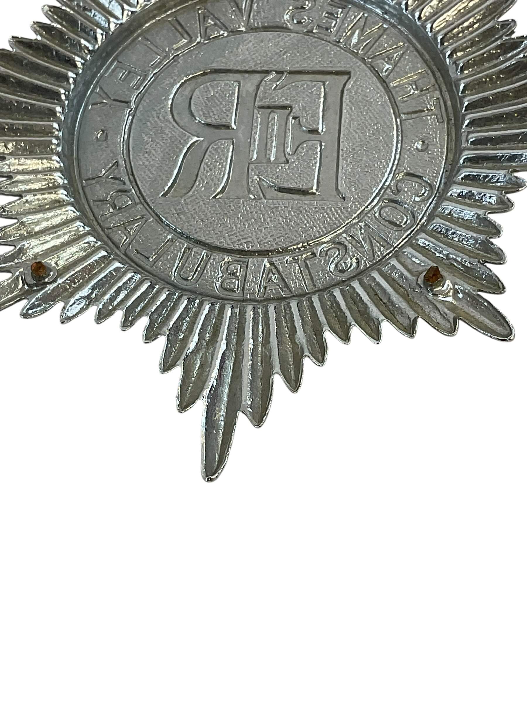 British Thames Valley Constabulary Police Helmet Plate British Thames Valley Constabulary Police Helmet Plate