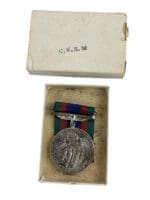 WW2 Canadian Volunteer Service Medal In Box Full Size