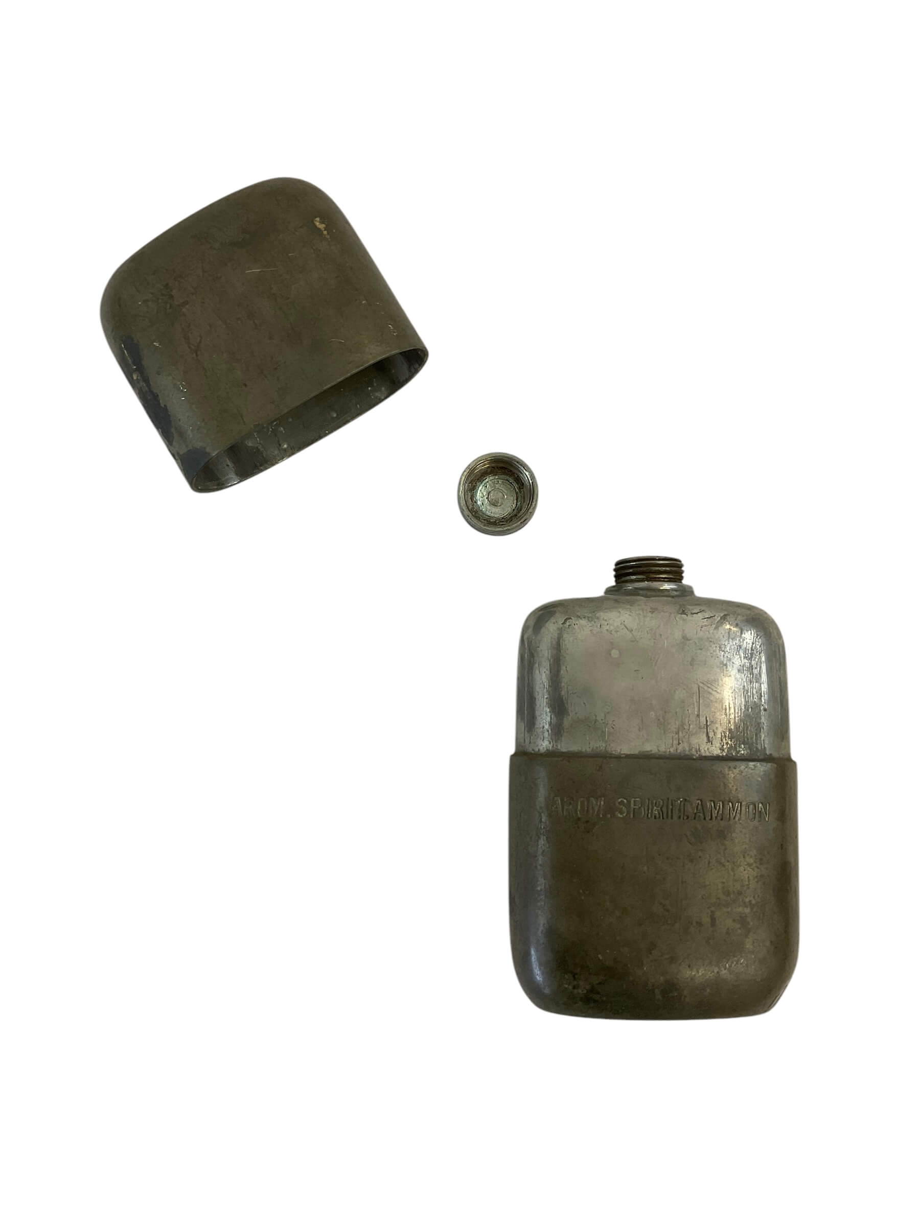 WW1 British Medical Corps Ammonia Spirits Flask EMPTY WW1 British Medical Corps Ammonia Spirits Flask EMPTY