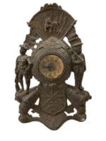 WW1 Canadian Cast Iron Patriotic Mantel Clock
