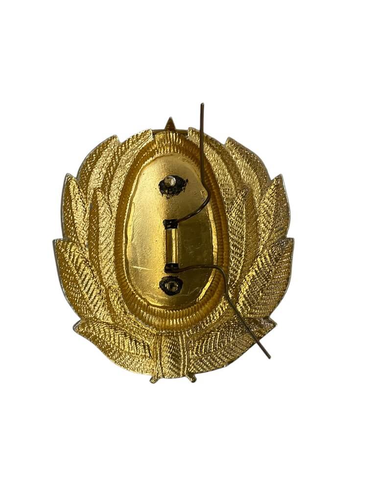 Russian Soviet Navy River Fleet Officers Cap Badge Russian Soviet Navy River Fleet Officers Cap Badge