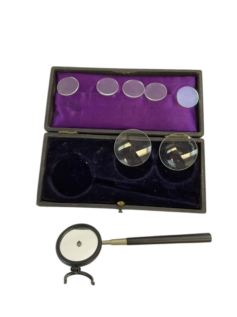 Liebreich's Ophthalmoscope in Original Case with Original Contents Liebreich's Ophthalmoscope in Original Case with Original Contents