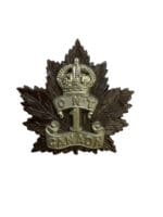 WW1 Canadian CEF 1st Battalion Cap Badge