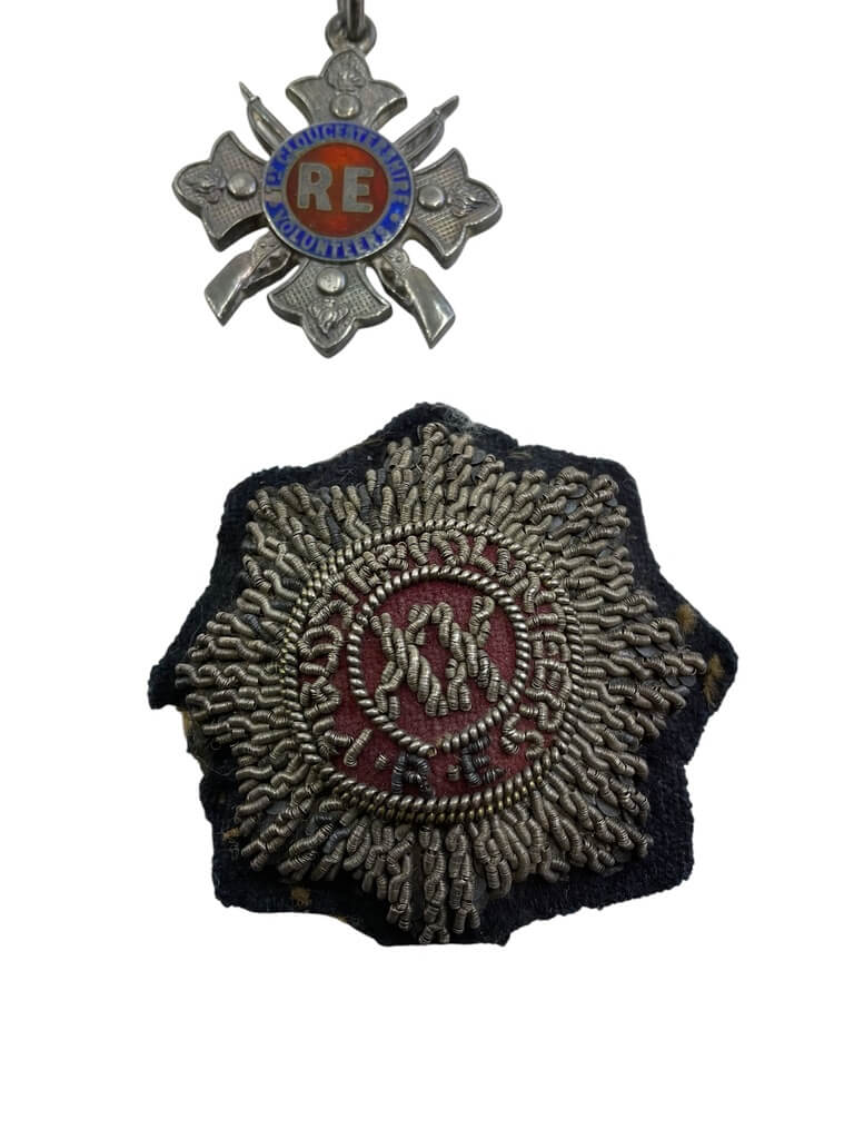 British Victorian 1st Gloucestershire Volunteers Royal Engineers Silver Shooting Medals and Insignia British Victorian 1st Gloucestershire Volunteers Royal Engineers Silver Shooting Medals and Insignia