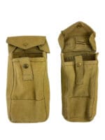 WW2 Canadian Army P37 Small Basic Pouches C Broad Arrowed Pair