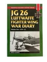 WW2 German JG 26 Luftwaffe Fighter Wing War Diary Vol 1 1939 to 42 Stackpole Used Softcover Reference Book WW2 German JG 26 Luftwaffe Fighter Wing War Diary Vol 1 1939 to 42 Stackpole Used Softcover Reference Book