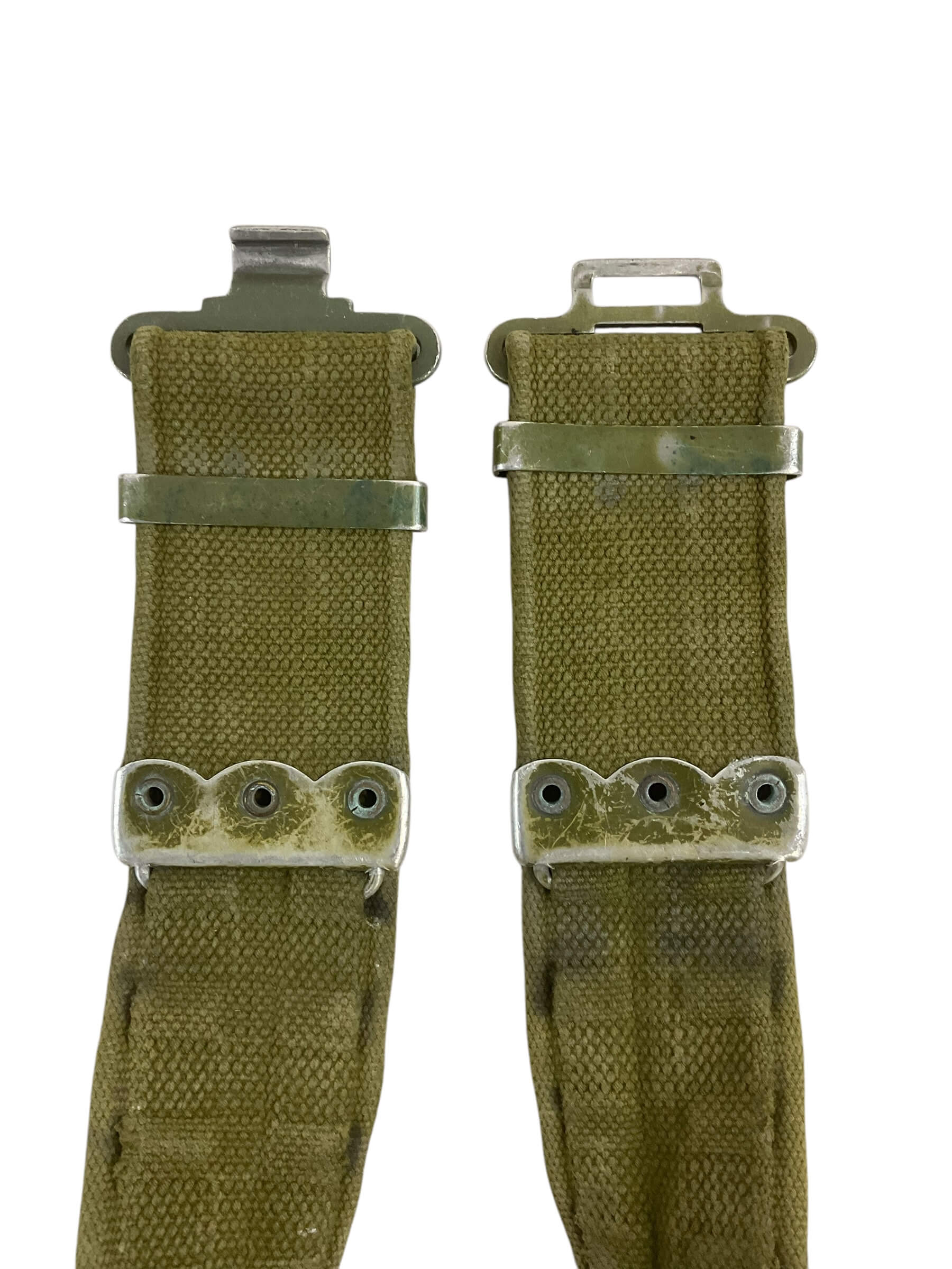 British Army Web Belt with Aluminum Fittings British Army Web Belt with Aluminum Fittings