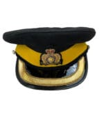 Royal Canadian Mounted Police RCMP Officers Peak Cap Hat Missing Chin Strap Size 7 1/4