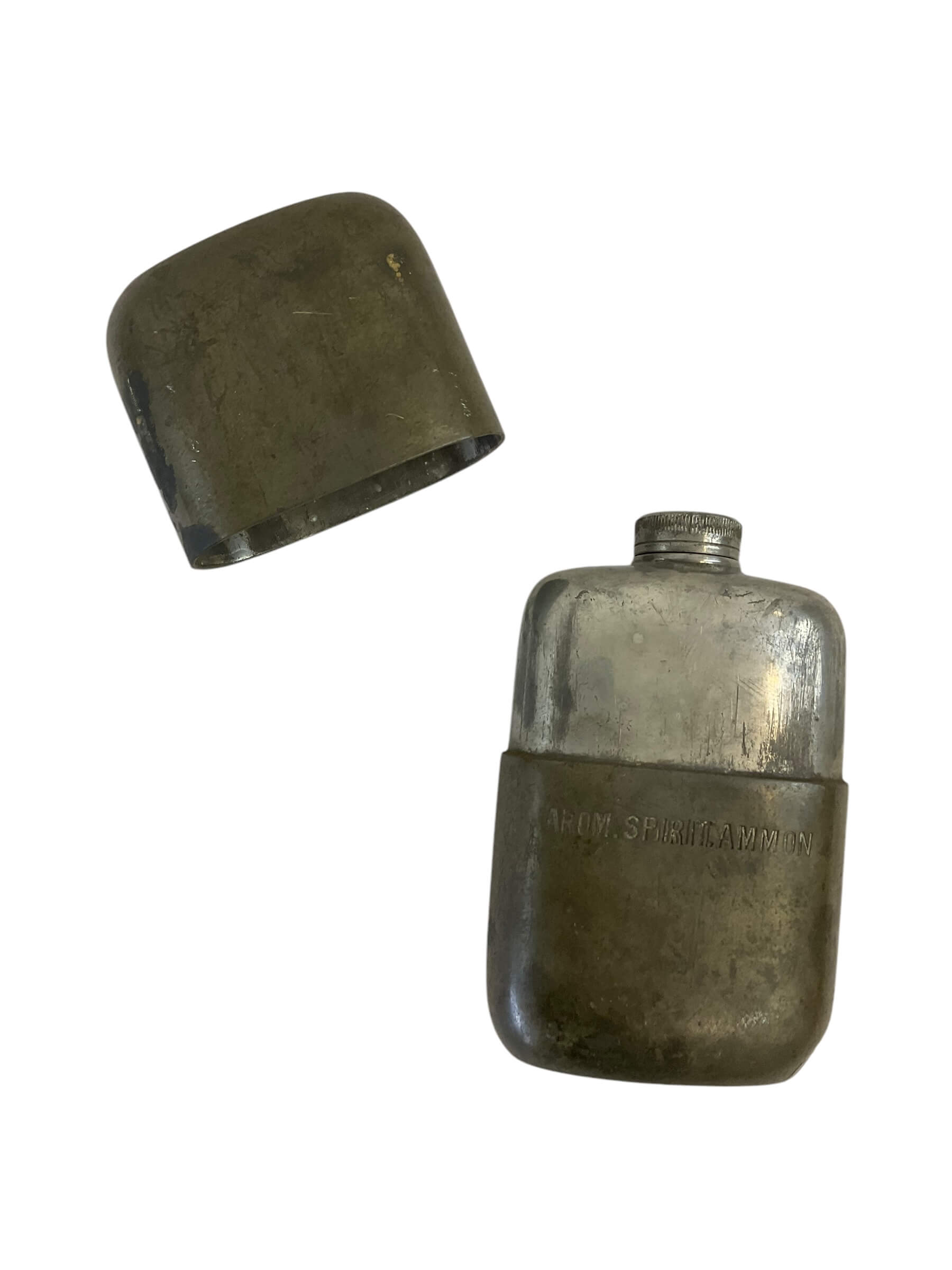 WW1 British Medical Corps Ammonia Spirits Flask EMPTY WW1 British Medical Corps Ammonia Spirits Flask EMPTY