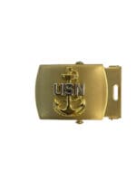 US USN Navy Petty Officers Belt Buckle