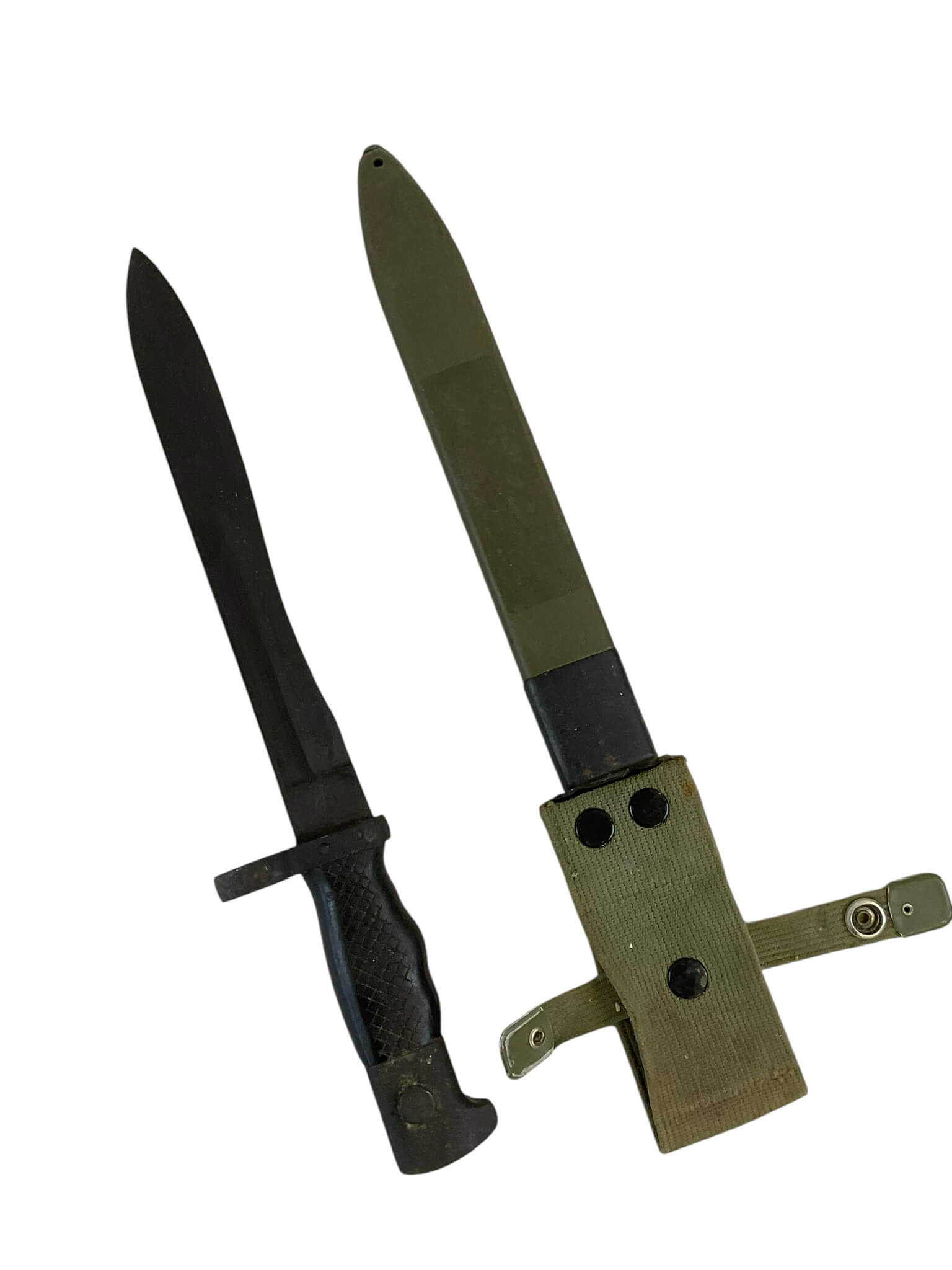 Spanish CETME FR8 Mauser Bayonet With Scabbard Spanish CETME FR8 Mauser Bayonet With Scabbard