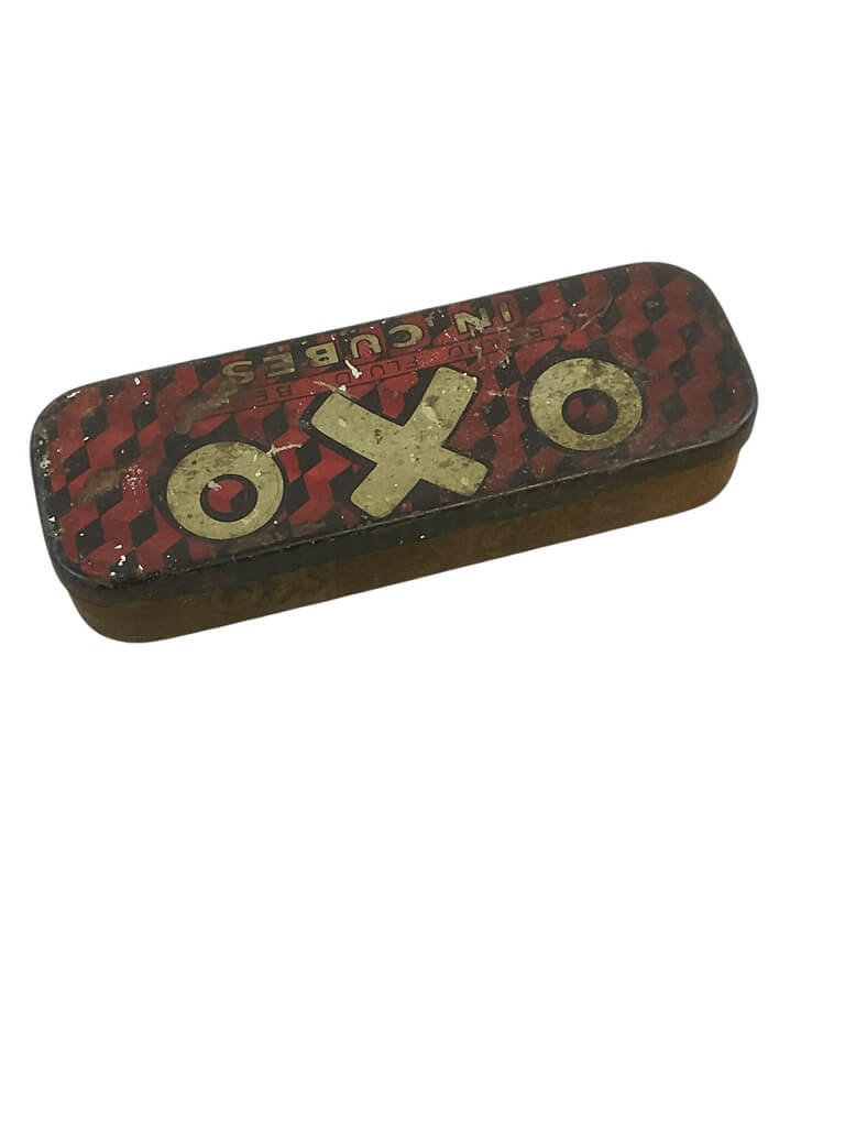 WW1 British BEF OXO In Cubes Tin EMPTY WW1 British BEF OXO In Cubes Tin EMPTY