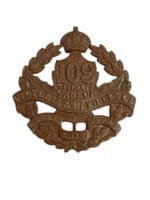 WW1 Canadian CEF 109 Battalion Cap Badge