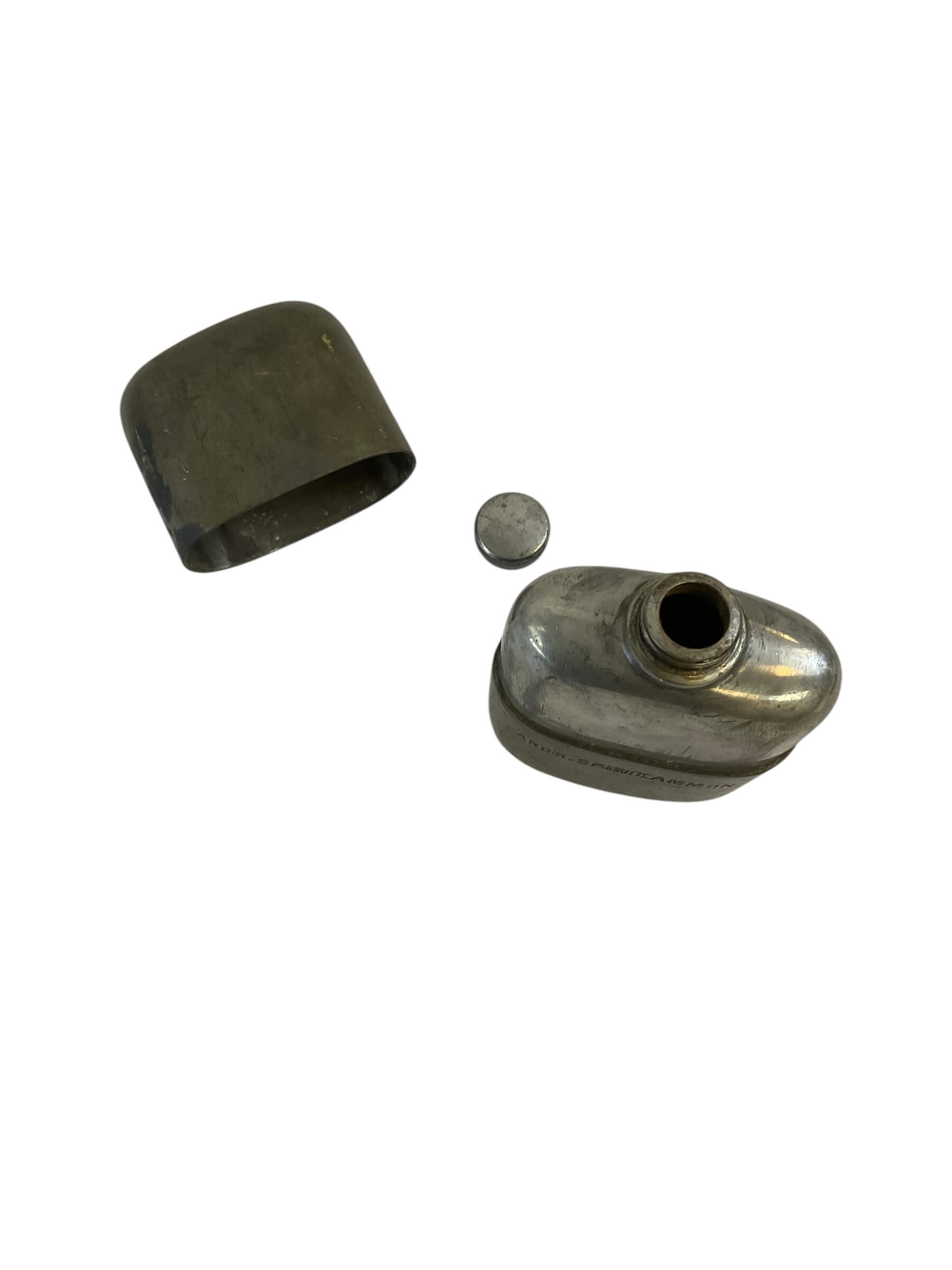 WW1 British Medical Corps Ammonia Spirits Flask EMPTY WW1 British Medical Corps Ammonia Spirits Flask EMPTY