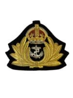 WW2 Canadian RCN Navy Officers Visor Cap Insignia