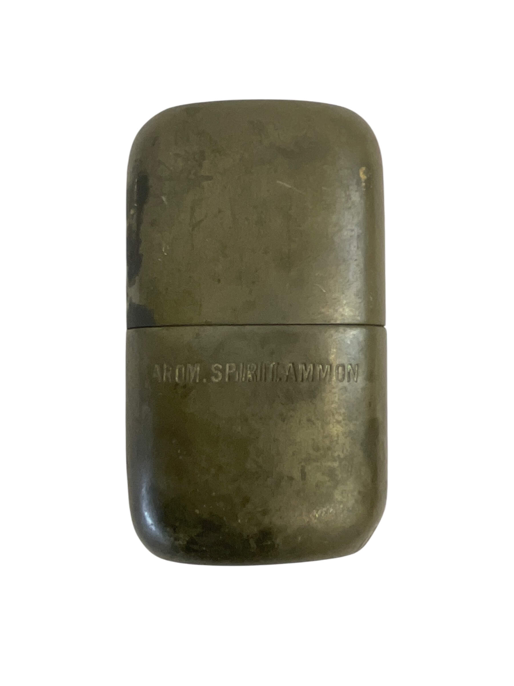 WW1 British Medical Corps Ammonia Spirits Flask EMPTY WW1 British Medical Corps Ammonia Spirits Flask EMPTY