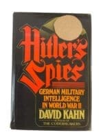WW2 German Hitler's Spies German Military Intelligence in World War 2 Used Hardcover Reference Book