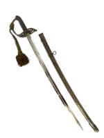 WW1 Austro-Hungarian Model 1869 Cavalry Officers Sword With Knot Identified to a Baron