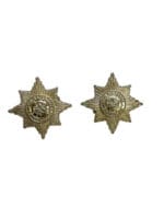 British Irish Guards Regiment Staybright Collars Insignia Pair