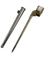 WW2 Canadian Spike Bayonet with Scabbard Chromed for Parade No 4 MK 2
