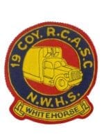 Canadian 19 Coy. RCASC NWHS Whitehorse Patch