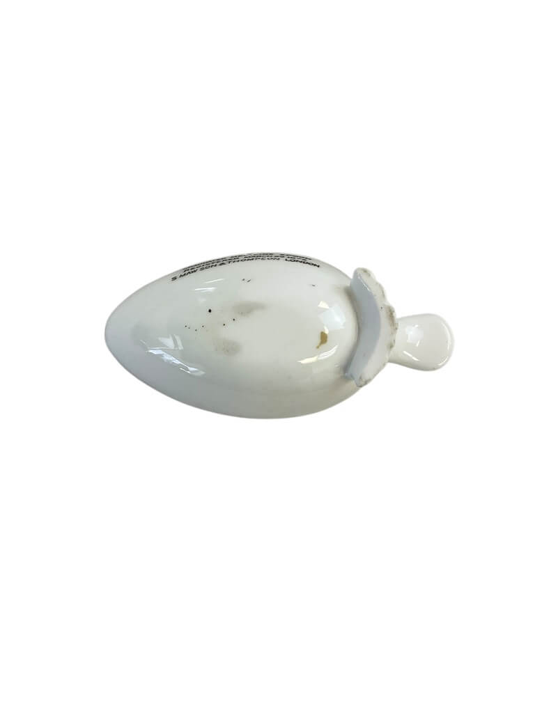 S. Maw and Son and Thompson London Porcelain Graduated Medicine Spoon S. Maw and Son and Thompson London Porcelain Graduated Medicine Spoon