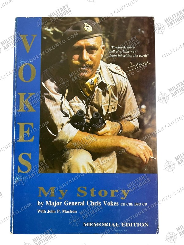 WW2 Canadian Vokes My Story Major General Chris Vokes Used Softcover ...