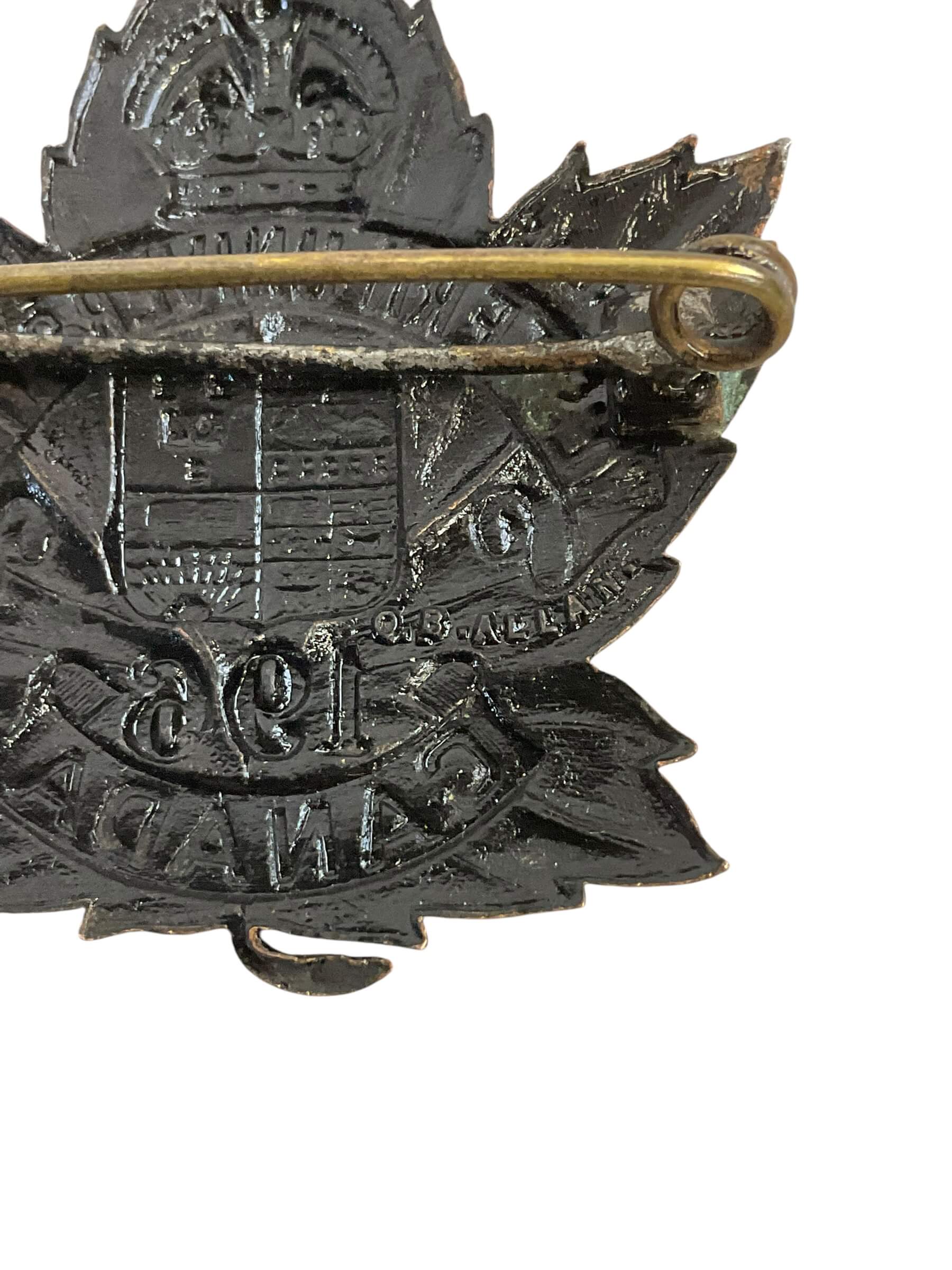 WW1 Canadian CEF 196 Battalion Cap Badge WW1 Canadian CEF 196 Battalion Cap Badge