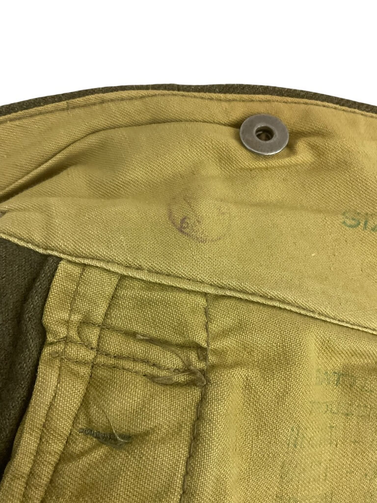 Canadian Army Korean War Battle Dress Pants Trousers Size 2 Dated 1953 Canadian Army Korean War Battle Dress Pants Trousers Size 2 Dated 1953