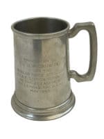 Canadian RCAF CFB Toronto Pewter Stein 1956 Dated