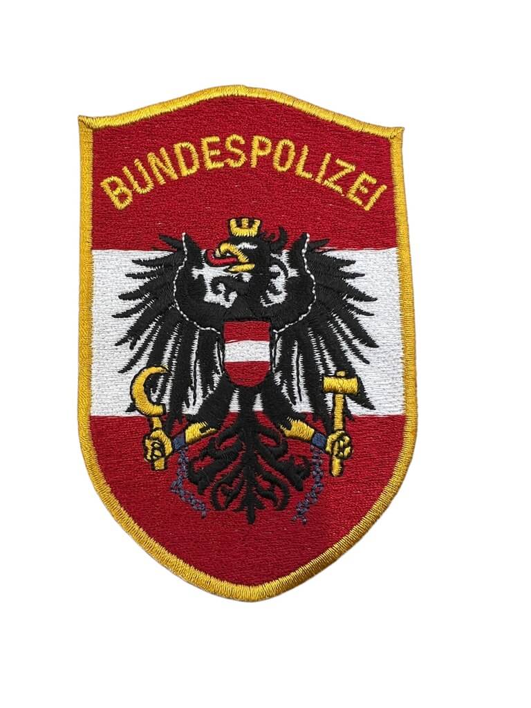 Austrian Bundespolizei Federal Police Patch Austrian Bundespolizei Federal Police Patch