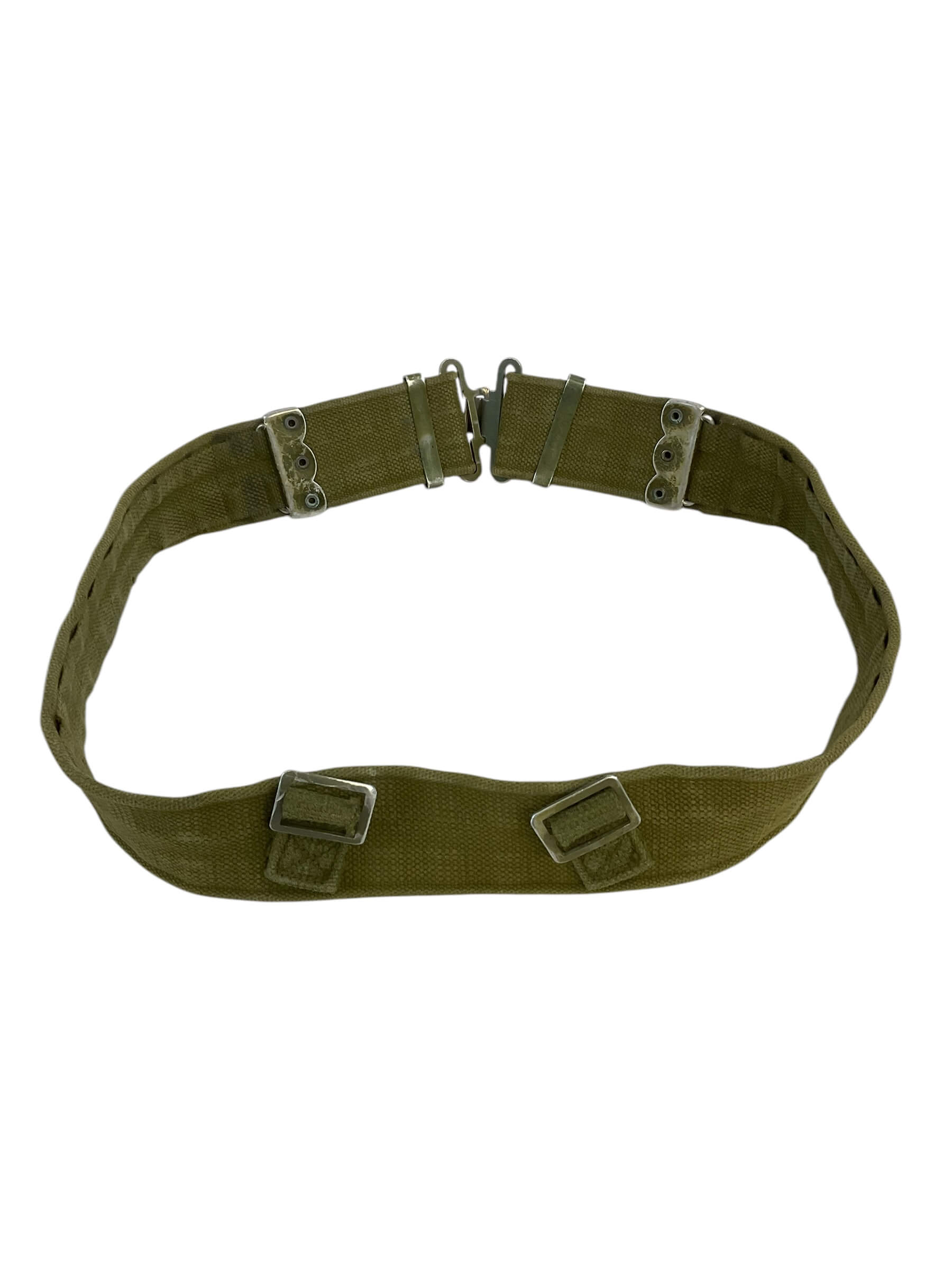 British Army Web Belt with Aluminum Fittings British Army Web Belt with Aluminum Fittings