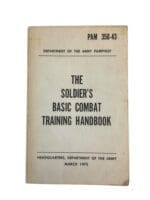 US The Soldier's Basic Combat Training Handbook March 1973 Used Softcover Reference Book