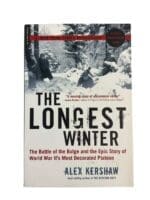 WW2 US The Longest Winter Battle of the Bulge Alex Kershaw Used Softcover Reference Book