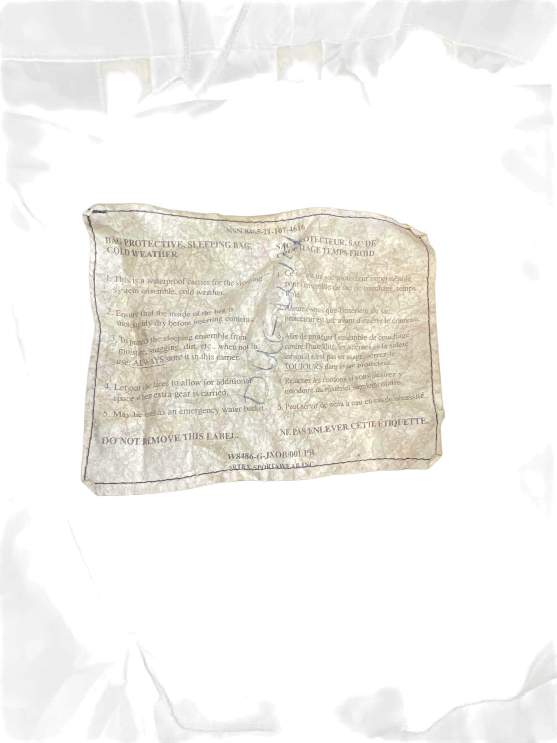 Canadian Forces Sleeping Bag Carrier Canadian Forces Sleeping Bag Carrier