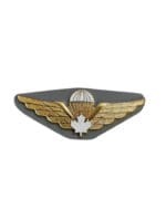 Canadian Forces Airborne White Leaf Jump Wings Metal