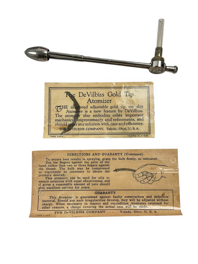 US DeVilbiss No 15 Atomizer in Original Box US DeVilbiss No 15 Atomizer in Original Box
