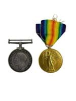WW1 Canadian CEF 15th Battalion Full Size Medal Group Pair