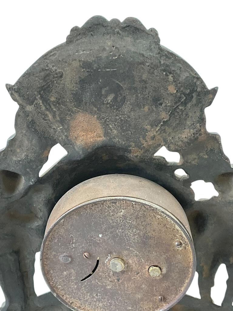 WW1 Canadian Cast Iron Patriotic Mantel Clock WW1 Canadian Cast Iron Patriotic Mantel Clock