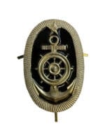 Russian Soviet Navy River Fleet Cap Badge Russian Soviet Navy River Fleet Cap Badge