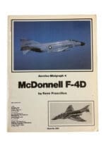 US USN USMC USAF McDonnell F-4D Aerofax Minigraph No 4 Used Softcover Reference Book US USN USMC USAF McDonnell F-4D Aerofax Minigraph No 4 Used Softcover Reference Book
