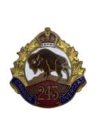 WW1 Canadian CEF 243rd Battalion Sweetheart Badge Insignia